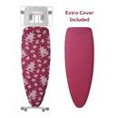 ironMATIK Space Surfer Premium Ironing Board in Pagoda Magenta