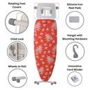 ironMATIK Space Surfer Premium Ironing Board in Pagoda Orange