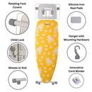 ironMATIK Space Surfer Premium Ironing Board in Pagoda Yellow