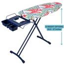 ironMATIK Space Maker Premium Ironing Board in Tropical Blue