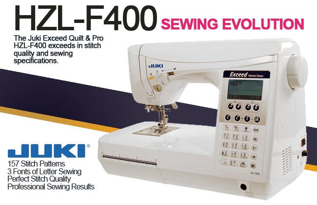 Juki HZL-F400 Computerized Sewing Quilting Machine