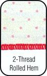 2 Thread Rolled Hem Stitch