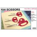 Kai GS2 5000 Series Very Berry 3 Piece Scissors Gift Set (V5210, V5165, V5135)