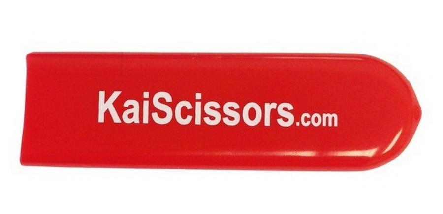 Red Scissor Tip Cover (without lanyard) - KAI Scissors