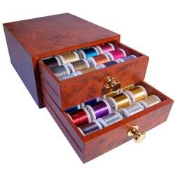 Madeira Mini Metallic Thread Chests - 46 Spools 200m
