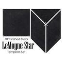 Martelli LeMoyne Star 4pc Template Set