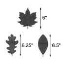 Martelli Autumn Leaves Tracing Applique Template Set 3pc