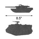 Martelli Tracing Template Set Military Armored Vehicles 2pc