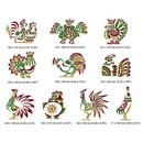 Momo-Dini Embroidery Designs - Roosters 2 (0600139)