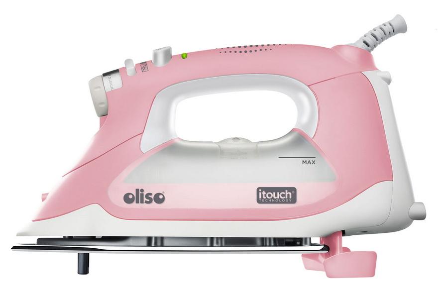 Oliso TG1600 Pro Plus Watt Smart Iron! Trying out the Pink Oliso. 