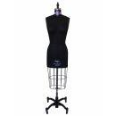PGM-Pro 604 - Black Dressmaker Ladies Form with Hip, sizes 4-12