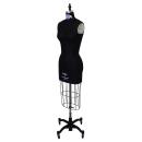 PGM-Pro 604 - Black Dressmaker Ladies Form with Hip, sizes 4-12