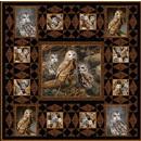 Barred Owl Fabric Quilt Kit by Pine Tree Country Quilts