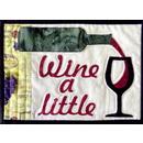 Quilter's Paradise Wine A Little Mug Rug Fabric Kit