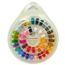 Quilters Select 40 QS Class 15 Bobbins With Bobbin Ring - Multi-Color