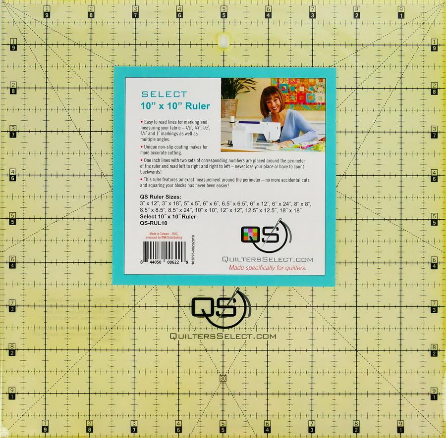Love Sew Quilter's Ruler - 8 x 12.5