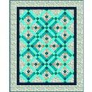 Ready to Sew Garden State of Mind Blue Pre-cut Quilt Kit