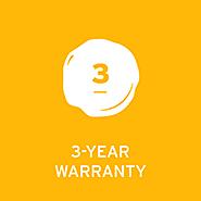 3 Year Manufacturer's Warranty