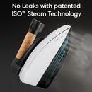 Reliable 4100IR Professional Steam Iron 7 Long Steam Hose, 120V with ISO Steam Technology