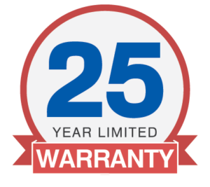 Industry Leading 25 Year Limited Warranty