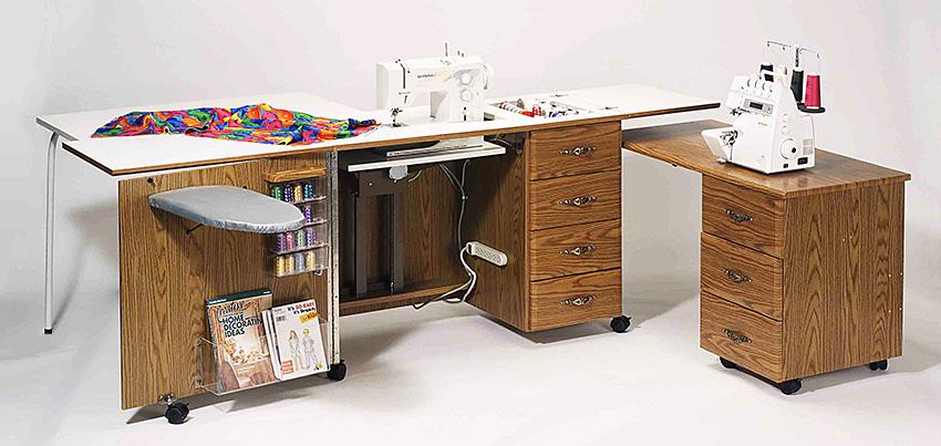 4700 Sewing Credenza with machines & add-ons