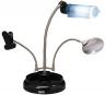 Simplicity Organizer Lamp With Magnifier with Daylight Spetrum SHCOL1