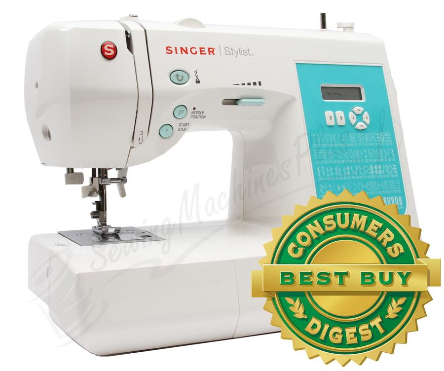  Singer Sewing 23 Built-in Stitches with Machine Tote