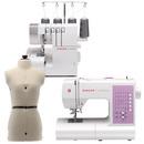 Singer 7463 & 14CG754 Serger with Dress Form Combo
