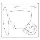Sizzix Bigz Die - Tea Cup and Saucer