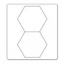 Sizzix Bigz Die - Hexagons, 1 1/2" Sides (M&G)