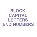 Sizzix Bigz Alphabet Set Block 1 1/2in Capital Letters & Numbers