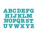 Sizzix Bigz Alphabet Set 26 Dies - AllStar 3 1/2in Capital Letters