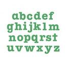 Sizzix Bigz Alphabet Set AllStar 3 1/2in Lowercase Letters (26 Dies)