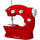 Red Mini Sewing Machine w/ Foot Pedal