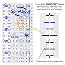 SpinAbout 6.5 in Square Ruler