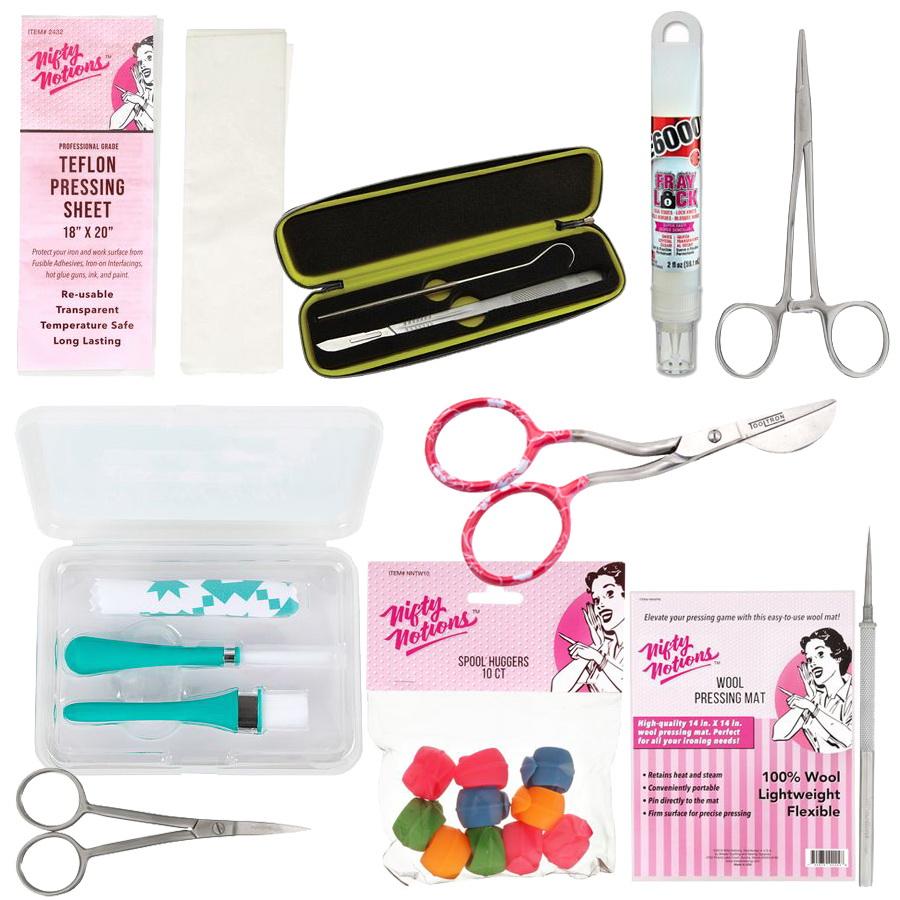 what's inside the embroidery essentials kit