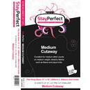 StayPerfect Medium Cutaway Pre Cut Stabilizer Sheets 25 pack