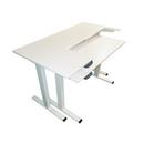 Stay Perfect All Position Two Tier Electric Lift Sewing Table (White)