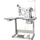 Techsew 2600 Pro Narrow Cylinder Industrial Sewing Machine with Binding Kit, Binding Attachment Assembled Table and Motor