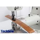 Techsew 2750 Cylinder Large Bobbin Compound Feed Industrial Sewing Machine with Assembled Table and Motor