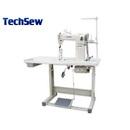 Techsew 810 Post Bed Roller Foot Industrial Sewing Machine With Assembled Table and Motor