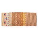 Sampling Assortment -Vintage Tilda CarmelBrown 10pc