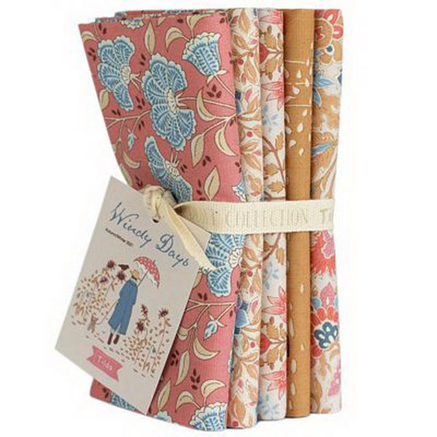 Tilda Cotton Beach Fat Quarter Bundles Coral