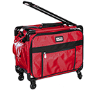 17" Tutto Small Carry-On Luggage on Wheels - RED