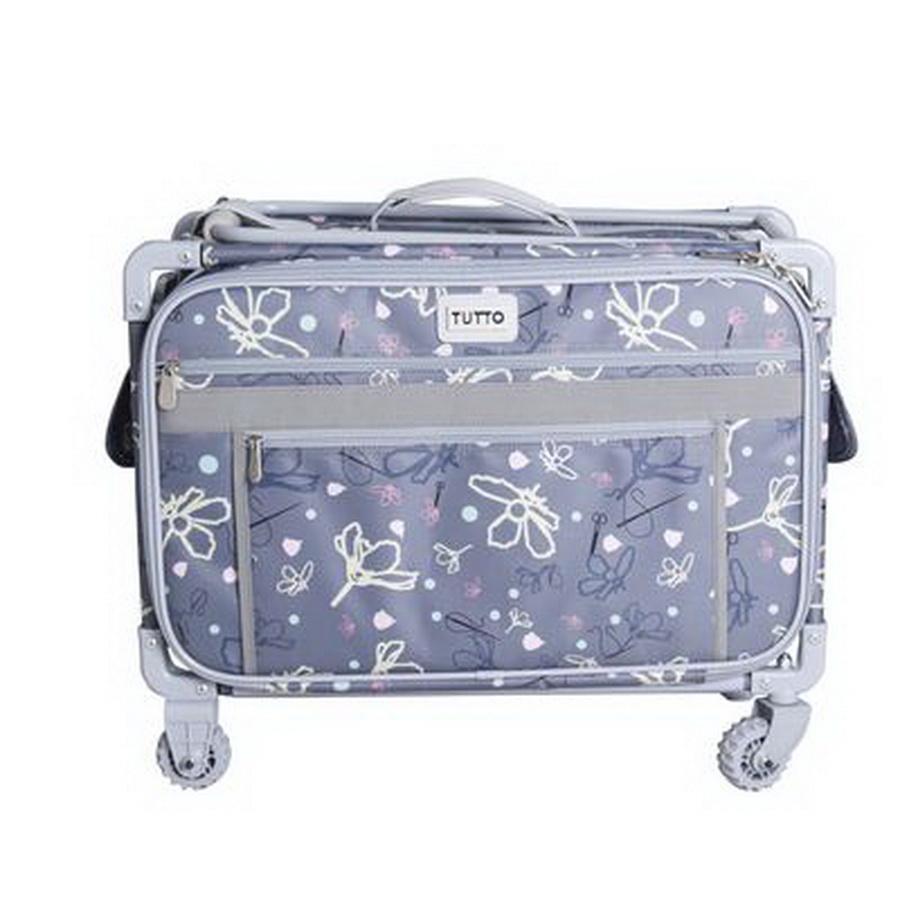 Tutto Sewing Machine Case On Wheels Extra Large 24in Royal with