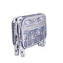 Tutto X-Large Machine on Wheels Silver with Daisies