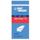 Dirt Devil G Hand Vac 3pk paper bag (06.679)