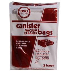 DVC Brand Kenmore Canister No 5055 Vacuum Cleaner Bags 