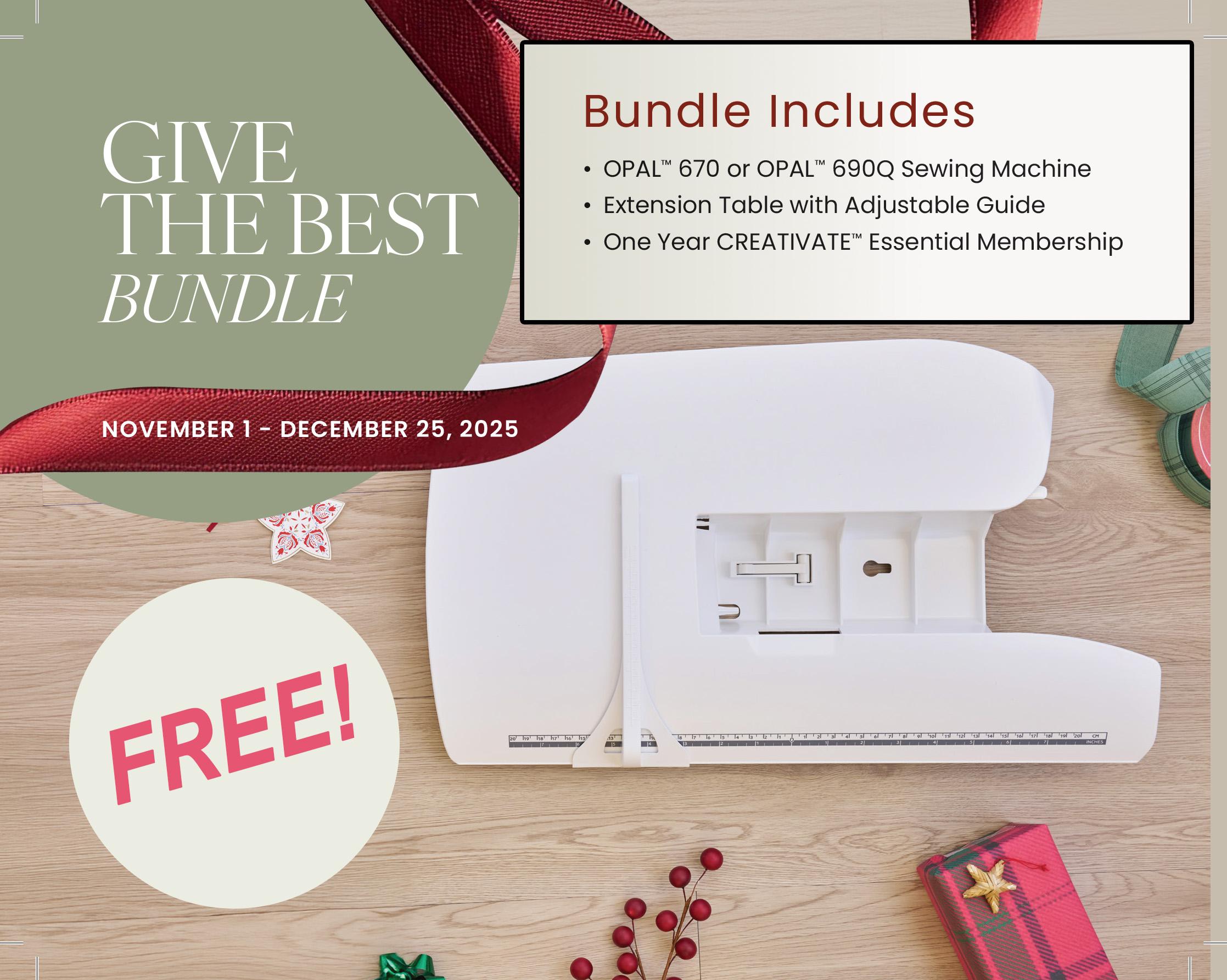 Husqvarna Viking Opal 670 Sewing Machine SPECIAL HOLIDAY PRICING +