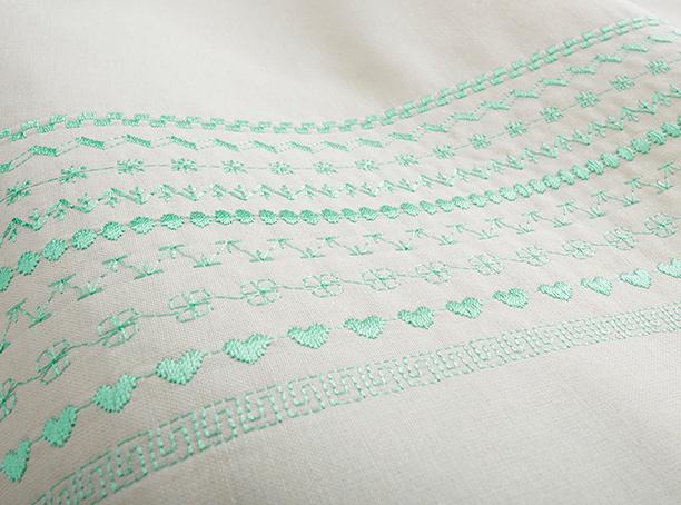 More than 80 beautiful 7mm wide stitches